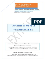 Pouvoir Du Sel Et La Puissance Des Eaux - SOMMAIRE