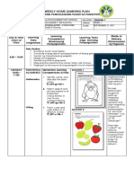 Weekly Home Learning Plan: (Lingguhang Pantahanang Plano Sa Pagkatuto)