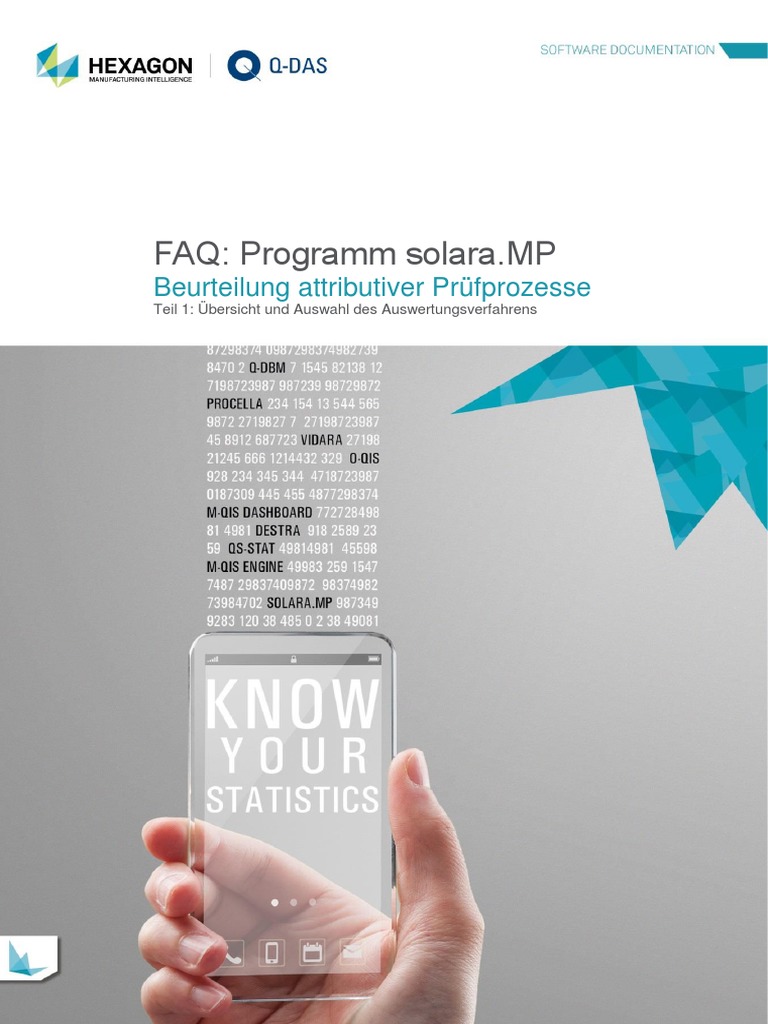 MSA Attribute Q-DAS V12 FAQ Solara MP Attributive MSA Part 1 Overview | PDF