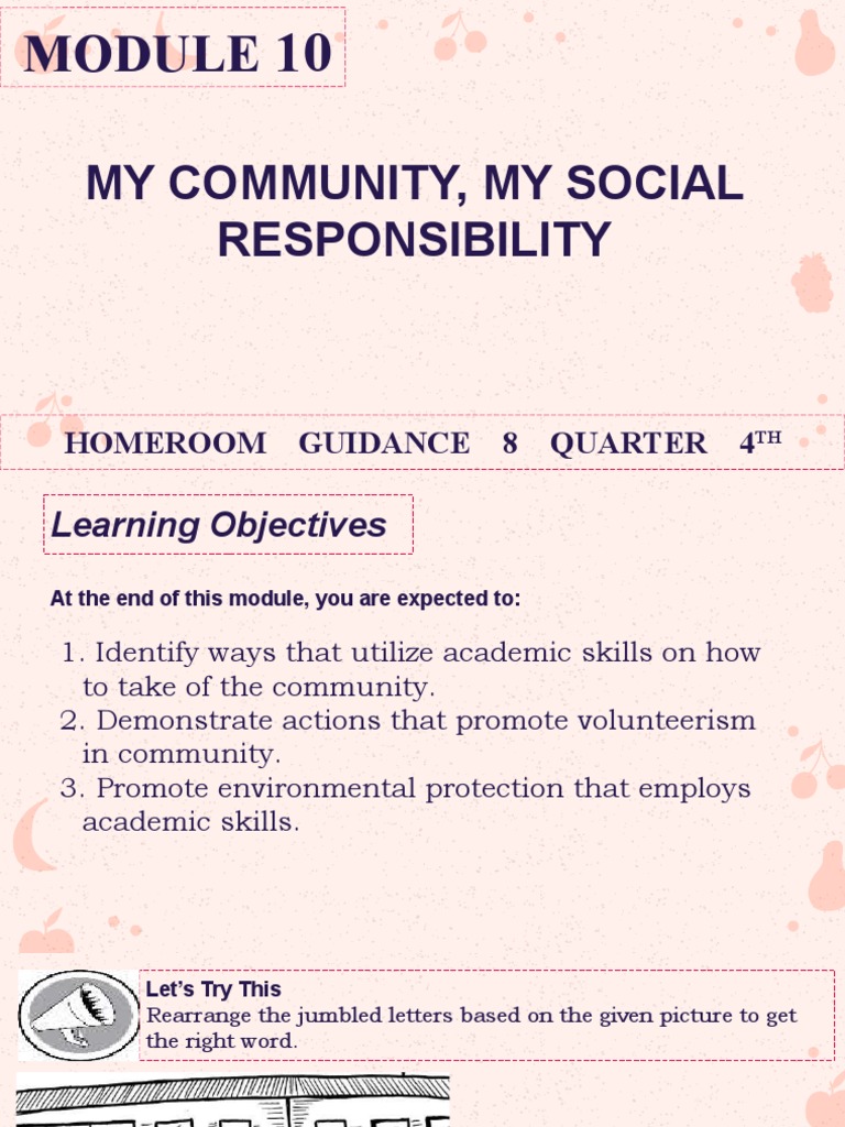 My Community, My Social | PDF | Learning | Thought