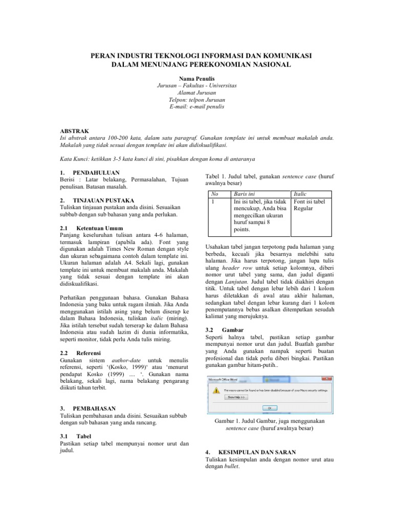 Template Makalah TIK Gemastik 2011