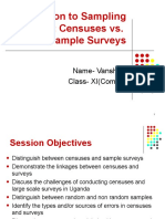 Censuses vs Sample Surveys: Key Differences