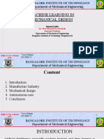 Machine Learning in Mechanical Design