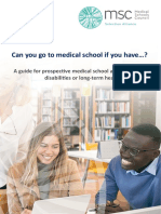 A Guide For Prospective Medical School Applicants With Disabilities