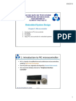 Introduction To PIC Microcontroller: Embedded System Design