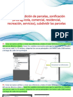 Creación, Edición, Zonificación y Subdivicion de Parcelas, CIVIL 3D