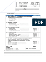 Gte-Str-For-020 Evaluacion de Simulacro de Emergencia Evacuacion