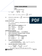 Ionic Equilibrium