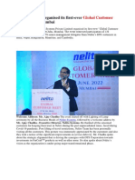 Nelito Systems-Global Customer Meet 2022 in Mumbai