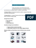 Types of Storage Media