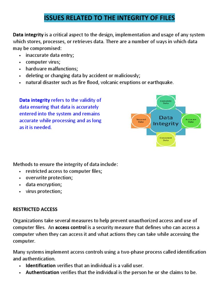Protecting File Integrity from Threats | PDF | Computer Virus ...