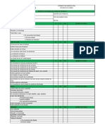 Inspección instalaciones formato área trabajo