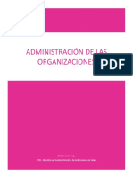 Administración de Las Organizaciones