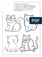 Atividade Gatinhos para Colorir @profrebeca