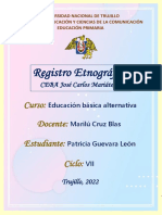 Registro Etnografico Nº 01