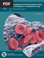 Dental Management of Anticoagulant Patients | PDF | Surgery | Medical ...