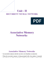 Recurrent Neural Networks and Associative Memory