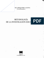 Bisquerra Alzina. Metodologia de Investigacion Educativa.