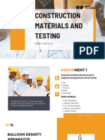 Construction Materials and Testing: Group 2 - Bsce 2L C12