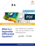 What Is A Separable Differential Equation?: Any Differential Equation That Can Be Written in The Following Form