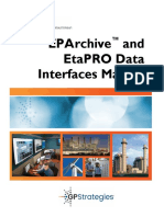 EPArchive and EtaPRO Data Interface Manual