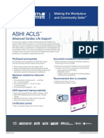 ASHI ACLS Specification Sheet