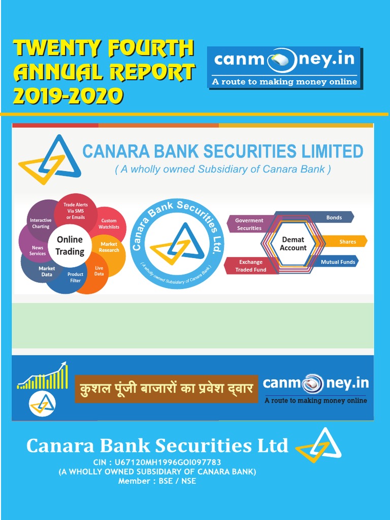 Canara Bank Annual Report 2019-20 - Final-Print | PDF | Internal 