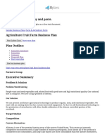 Agriculture Fruit Farm Business Plan Template For 2022 - Bplans