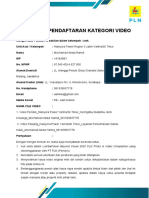 Formulir Pendaftaran Lomba Video