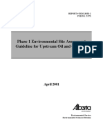 Example - Phase 1 Environmental Site Assessment - Guidelines For Oil & Gas Sites