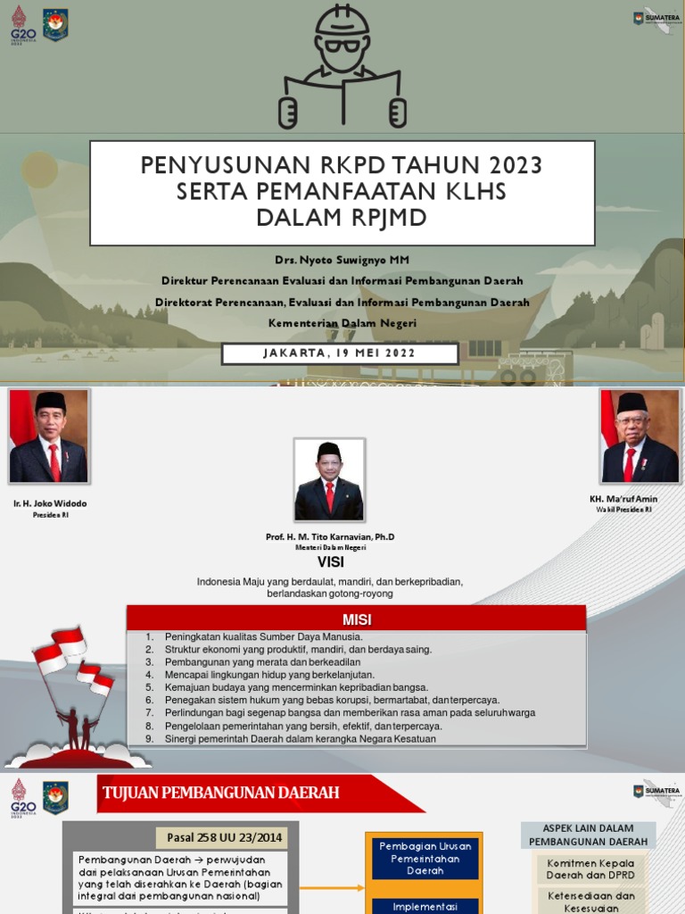 Penyusunan RKPD 2023 dan KLHS | PDF