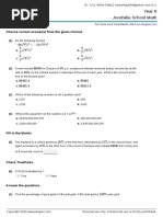 Class 4 Fractions: Answer The Questions | PDF | Fraction (Mathematics ...