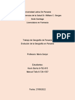 Evolución de la geografía en Panamá a través de los años