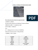 MATERIAL A UTILIZAR PARA LA VIVIENDA CON ESTRUCTURA DE ACERO