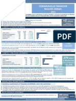 Communique de Presse Resultat Annuel 2021