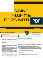 5.sınıf 4.ünite Ders Notları