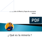 Etapas de Un Proyecto Minero