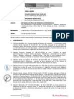 INFORME DE DERECHO - DE VIA Huamachuco