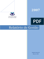 UFCG Relatoriodegestao2007