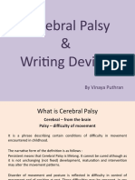 Cerebral Palsy & Writing Devices: by Vinaya Puthran