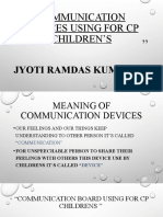 Communication Devices for Nonverbal Children