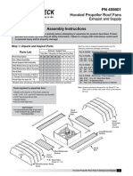 Assembly Instructions: Hooded Propeller Roof Fans