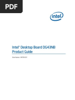 Intel® Desktop Board DG43NB Product Guide: Order Number: E40790-001