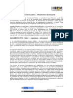 DOCUMENTOS TIPO - Licitación Pública - Infraestructura de Transporte