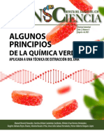 Algunos Principios de La Química Verde Aplicada A Una Técnica de Extracción de DNA. Manuel Becerril González y Eréndira Rosales Romero.