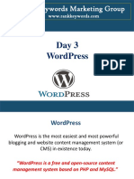 Day 3 WordPress Basics