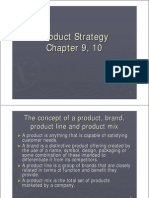 Product Strategy Chapter 9, 10