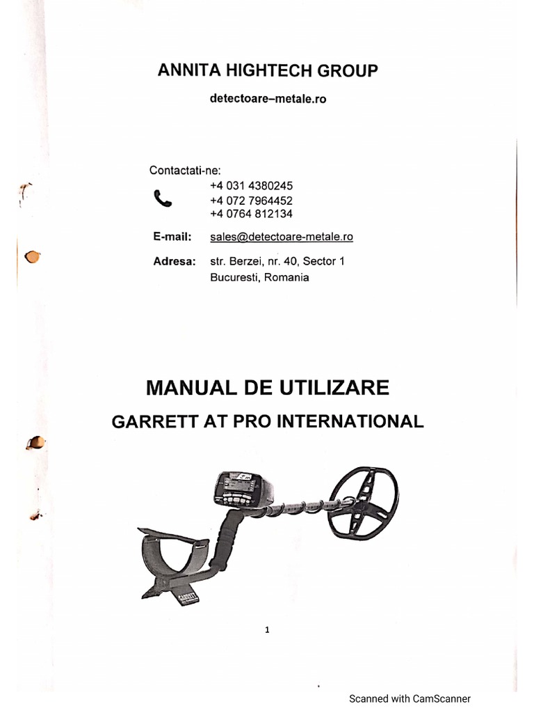 Manual Garrett at Pro International PDF