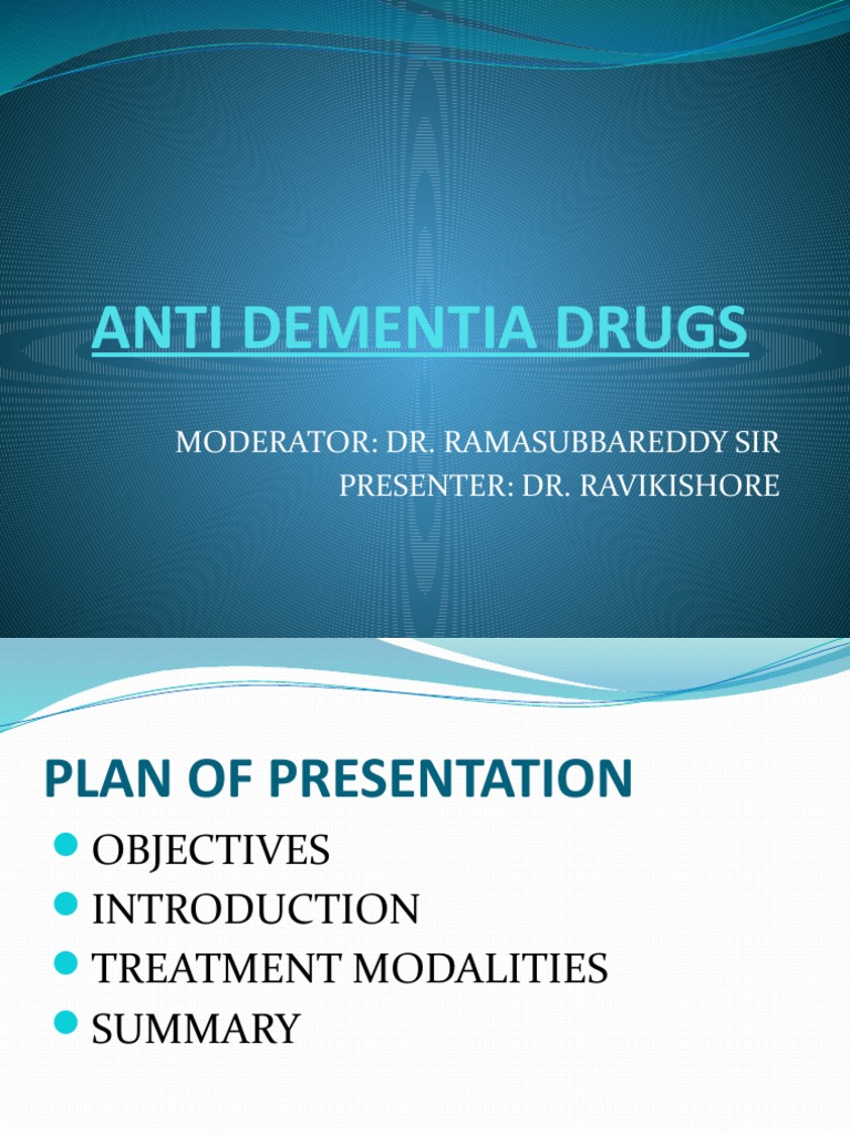 ANTI DEMENTIA DRUGS PDF Dementia Alzheimer's Disease