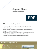 Earthquake: Basics: Compiled by Mrs Makurumidze